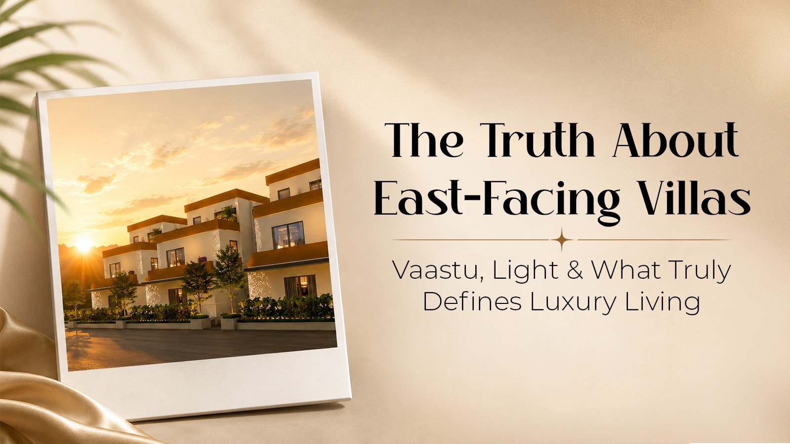 East-Facing Villas: premium villas in Hyderabad